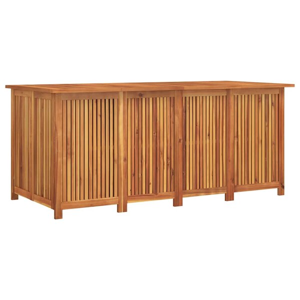 vidaXL Boîte de rangement de jardin 175x80x75 cm bois massif d'acacia