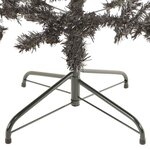 vidaXL Sapin de Noël étroit Noir 180 cm