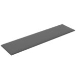 vidaXL Panneaux muraux 12 Pièces Gris clair 60x15 cm Tissu 1 08 m²