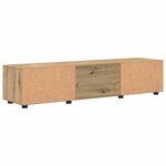 vidaXL Cabinet en Bois avec tiroir Chêne artisanal 150 x 39 x 30 cm