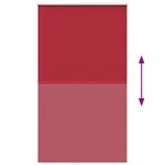 vidaXL Store enrouleur occultant rouge largeur du tissu 116 6 cm