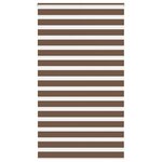 vidaXL Store zèbre marron 120x200cm largeur du tissu 115 9cm polyester