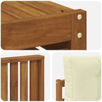 vidaXL Ensemble de canapés d'extérieur 8 pc Naturel et Crème