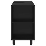 vidaXL Unité de vanité de salle de bain Noir 80 x 35 x 60 cm