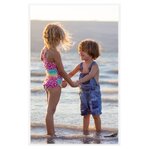 vidaXL Collage de cadres photo 3 Pièces de table Blanc 13x18 cm MDF