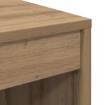 vidaXL Bureau chêne artisanal 70 x 50 x 76 cm Bois d'ingénierie