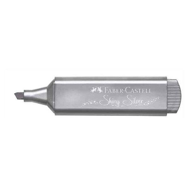 Surligneur TEXTLINER 1546 Metallic  argent FABER-CASTELL