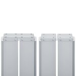vidaXL Auvent latéral rétractable Anthracite 100 x 1000 cm