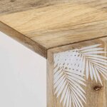 vidaXL Meuble TV 105x33 5x46 cm bois massif de manguier