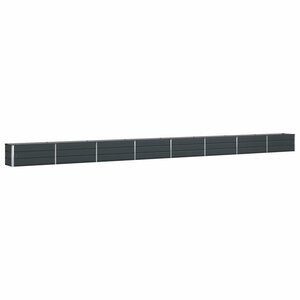 vidaXL Jardinière Anthracite 480 x 50 x 45 cm Acier galvanisé