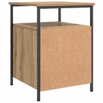 vidaXL Table de chevet chêne artisanal 44x45x60 cm bois d'ingénierie