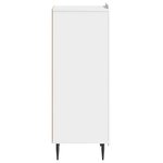 vidaXL Buffet Blanc brillant 34 5 x 33 x 92 cm Bois d'ingénierie