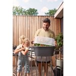 Balconnière GB Set de Cult - L 55 x B 28 5 x hauteur 25 cm - Living Noir 100  recyclé