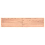 vidaXL Étagère murale marron clair bois chêne massif traité