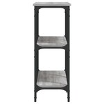 vidaXL Table console sonoma gris 100x29x75 cm bois d'ingénierie