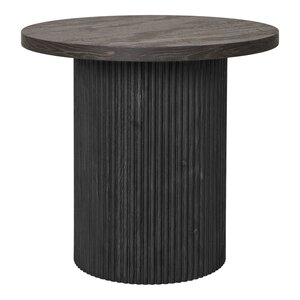 Table d'appoint marron foncé Ø 48 x 45 cm