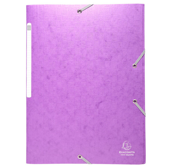 CHEMISE 3 RABATS SCOTTEN 7/10°violet EXACOMPTA