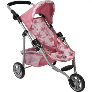 Bayer Chic 2000 612-85 - Poussette de poupée jogging LOLA Fleur rose pâle