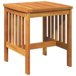 vidaXL Ensemble de canapé de jardin avec coussin 3 Pièces Huile Naturelle