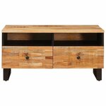 vidaXL Table basse Marron 80 x 54 x 40 cm Bois de mangue massif