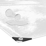 vidaXL Couverture pour plantes Transparent 6 x 6 m PVC
