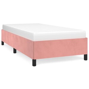 vidaXL Cadre de lit sans matelas rose 90x190 cm velours