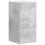 vidaXL Ensemble meuble TV 4 Pièces Gris béton Bois d'ingénierie