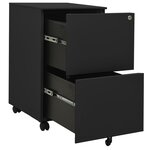 vidaXL Classeur mobile Anthracite 39x45x67 cm Acier