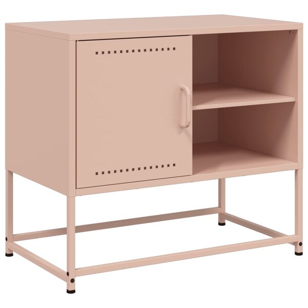 vidaXL Buffet haut blanc 100 5x39x107 cm acier