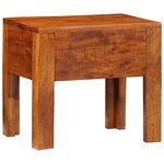 Table d'appoint vidaXL 40x30x36 cm en bois massif d'acacia