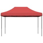 vidaXL Tente de fête 279 x 410 x 315 cm Bordeaux Tissu Oxford