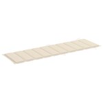 vidaXL Chaises longues lot de 2 avec table et coussins Acacia solide