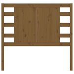 vidaXL Tête de lit Marron miel 96x4x100 cm Bois massif de pin