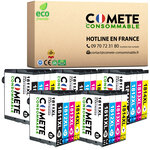 18XL - 20 cartouches compatibles pour Epson 18 XL - COMETE