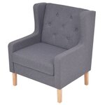 Ensemble de canapés 3 Pièces tissu gris