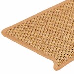 vidaXL Tapis d'escalier autocollants 30 Pièces 65x21x4 cm orange