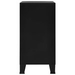 vidaXL Coffre de rangement industriel Noir 75x40x80 cm Acier