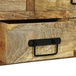 vidaXL Table basse 90x50x38 cm en bois de manguier massif