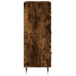 vidaXL Buffet chêne fumé 69 5x34x90 cm bois d'ingénierie