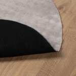 vidaXL Tapis de surface Rond HUARTE Sable Ø 120 CM Polyester