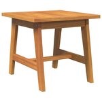 vidaXL Ensemble bistrot Marron 45 x 45 x 38cm Bois d'acacia massif