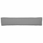 vidaXL Set de coussins de palette 2 Pièces Gris 200 x 40 x 8 cm