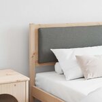 vidaXL Tête de lit Autre Marron 200 cm Bois massif en pin