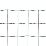 vidaXL Clôture euro Acier 10 x 1 2 m Vert