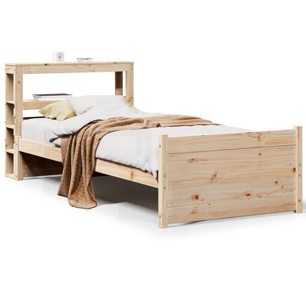 vidaXL Cadre de lit avec tête de lit sans matelas 100x200 cm