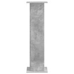 vidaXL Support de Plante Gris béton 30 5 x 30 x 100 5 cm