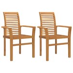 vidaXL Chaise de jardin empilable Marron 62 5 x 54 5 x 95 5 cm