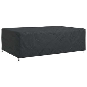 vidaXL Housse pour meubles Uni Noir 300 x 200 x 90 cm 210D