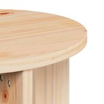 vidaXL Table basse 2 Pièces Naturel