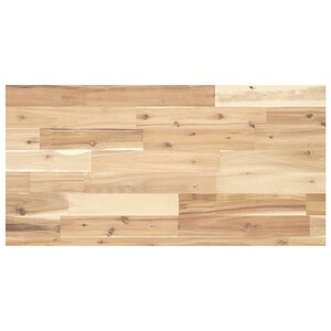 vidaXL Dessus de table 80x40x4 cm rectangulaire bois massif d'acacia